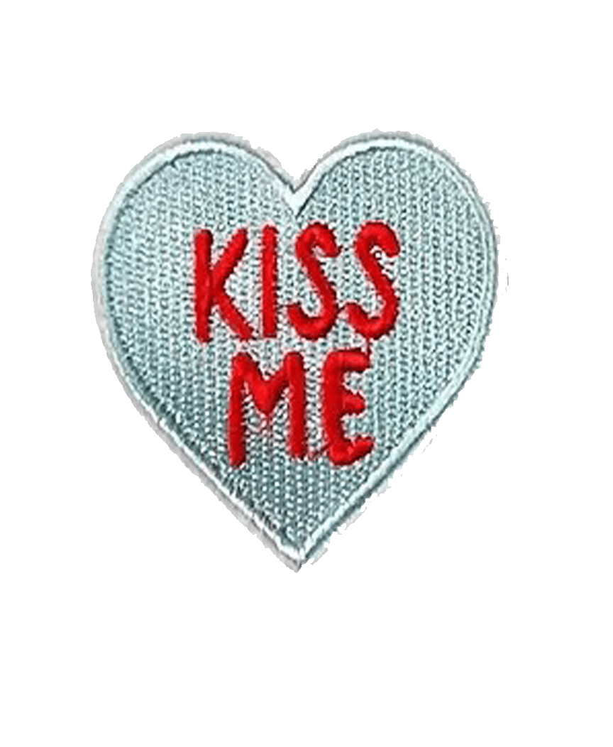 heart iron on patch