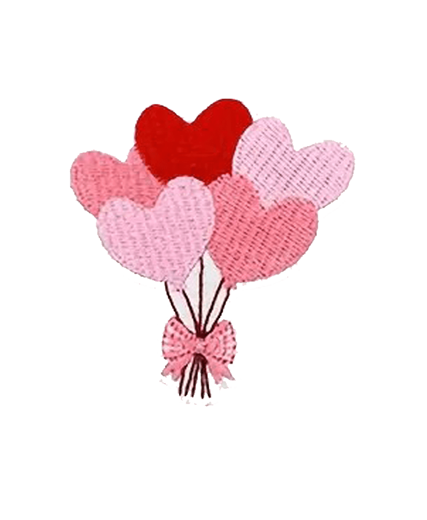 heart iron on patch