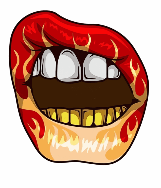 lip iron on heat transfer