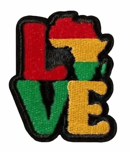 Love Africa Juneteenth patches