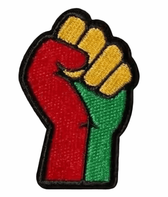 Powerful Fist Juneteenth patches