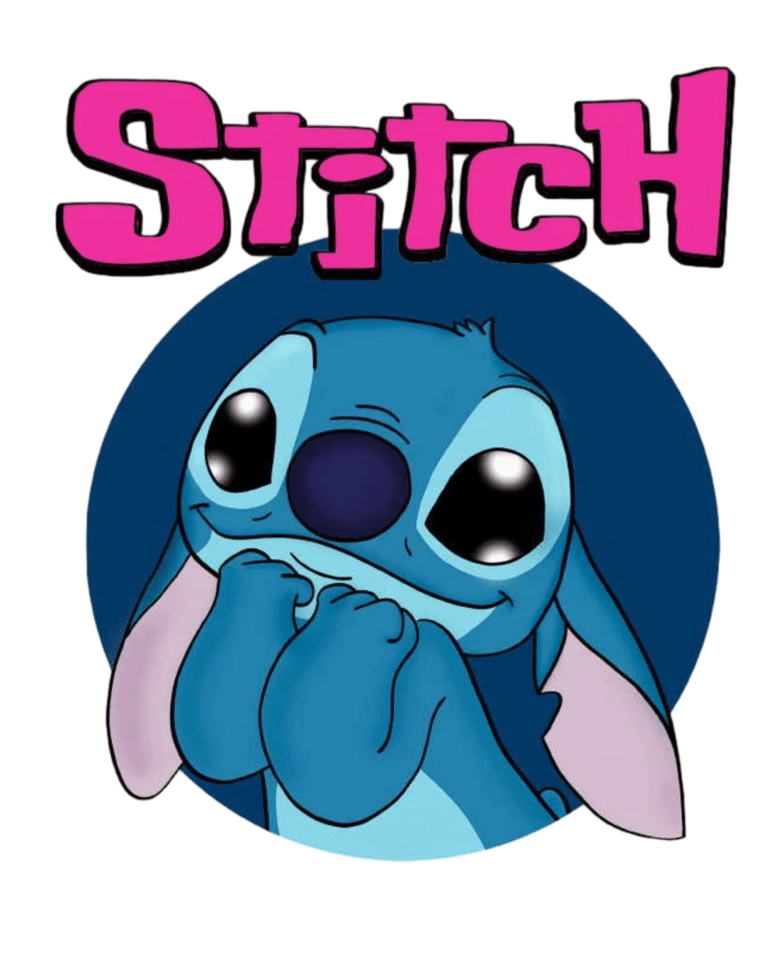 Stitch cartoon heat transfers 2