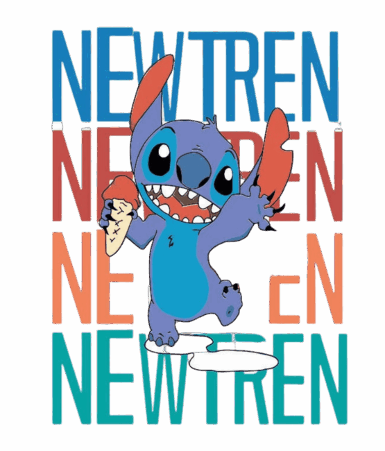 Stitch cartoon heat transfers 1