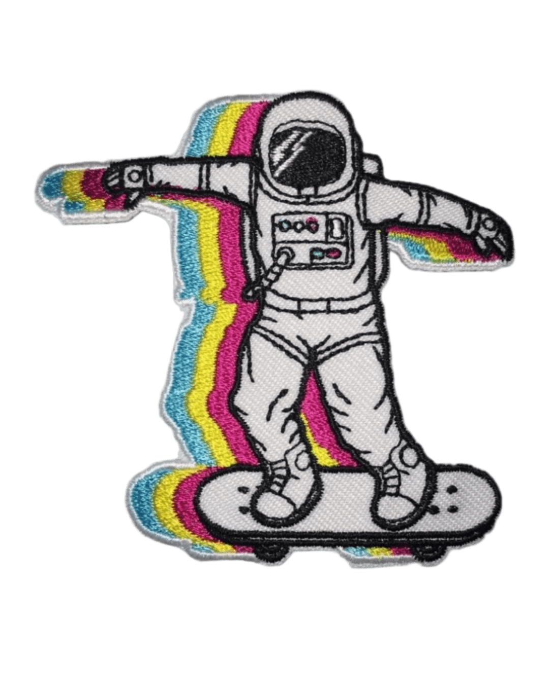 Space man iron on embroidery patches