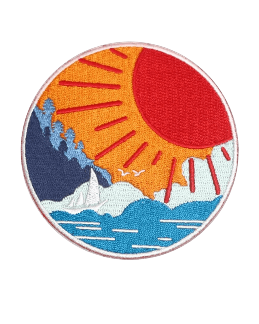 Sunshine art iron on embroidery patches