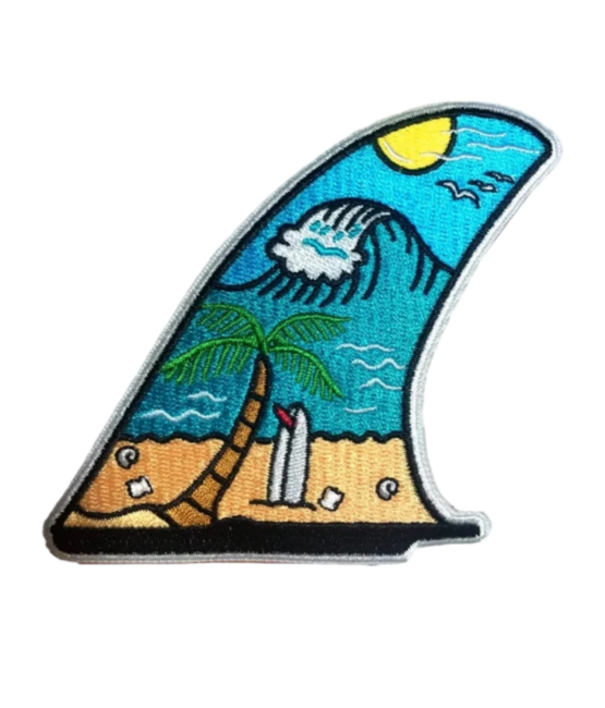 Sail art  iron on embroidery patches