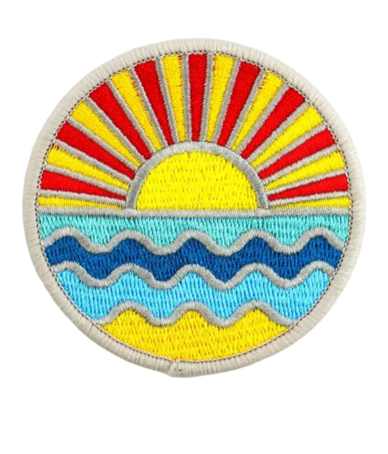 Sunshine iron on embroidery patches