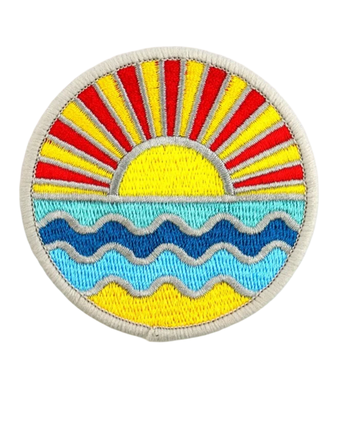Sunshine iron on embroidery patches