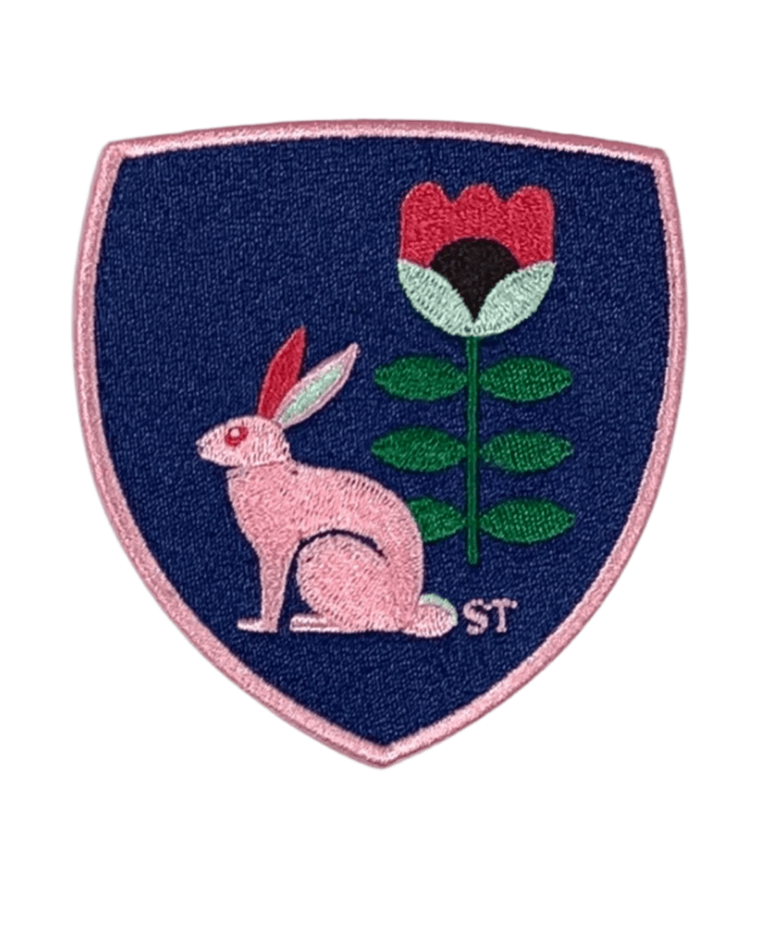 Rabbit iron on embroidery patches