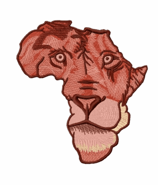 Lion African map patches 1