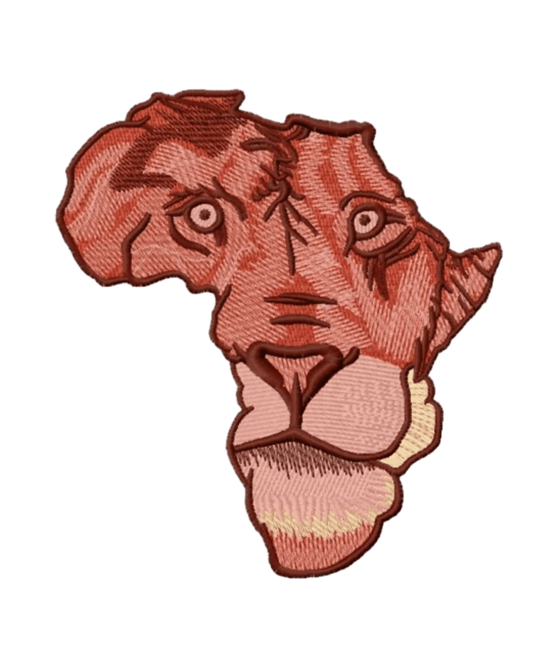 Lion African map patches 1