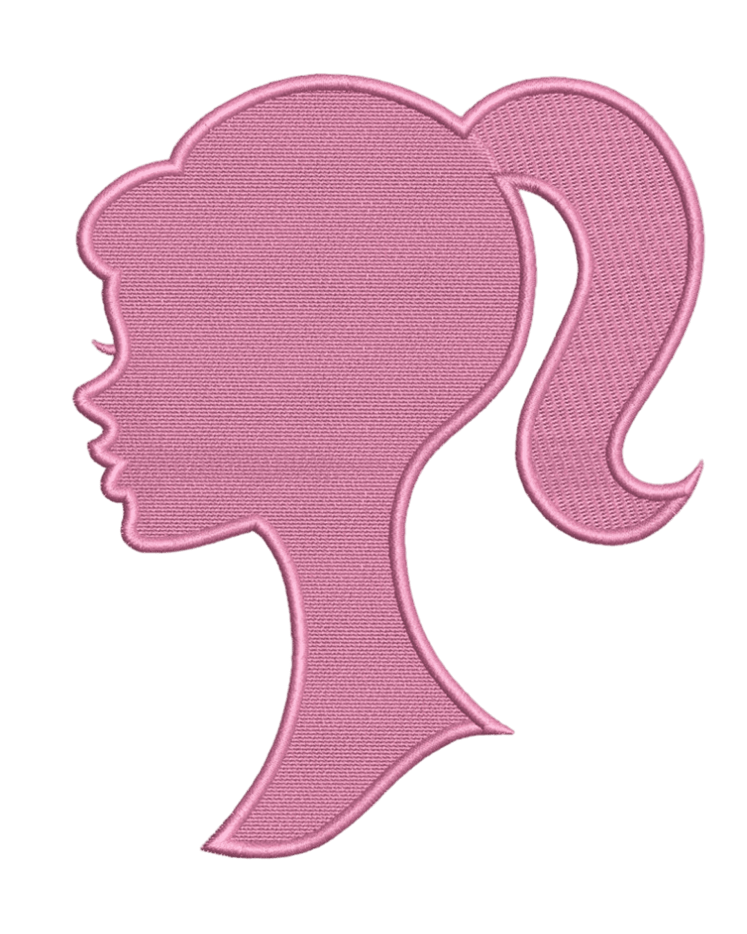Charming Barbie Embroidery Design Patch