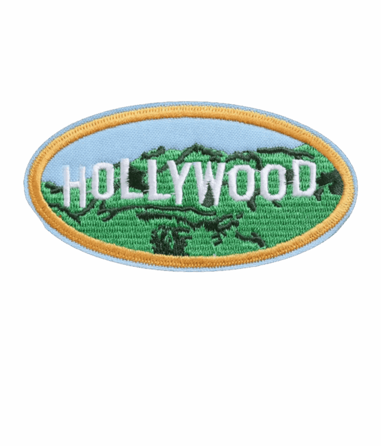 Hollywood iron on patch