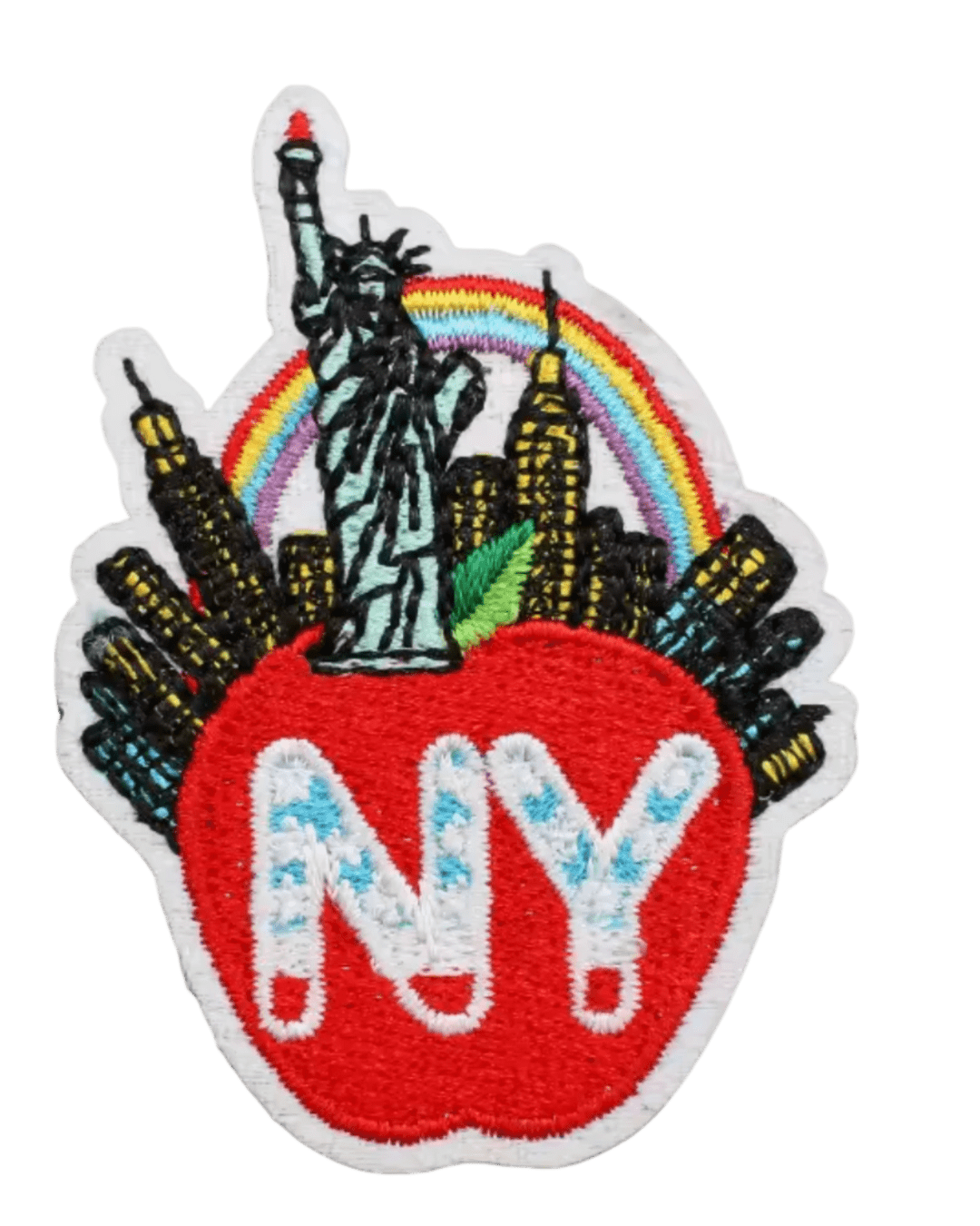New York iron on patch