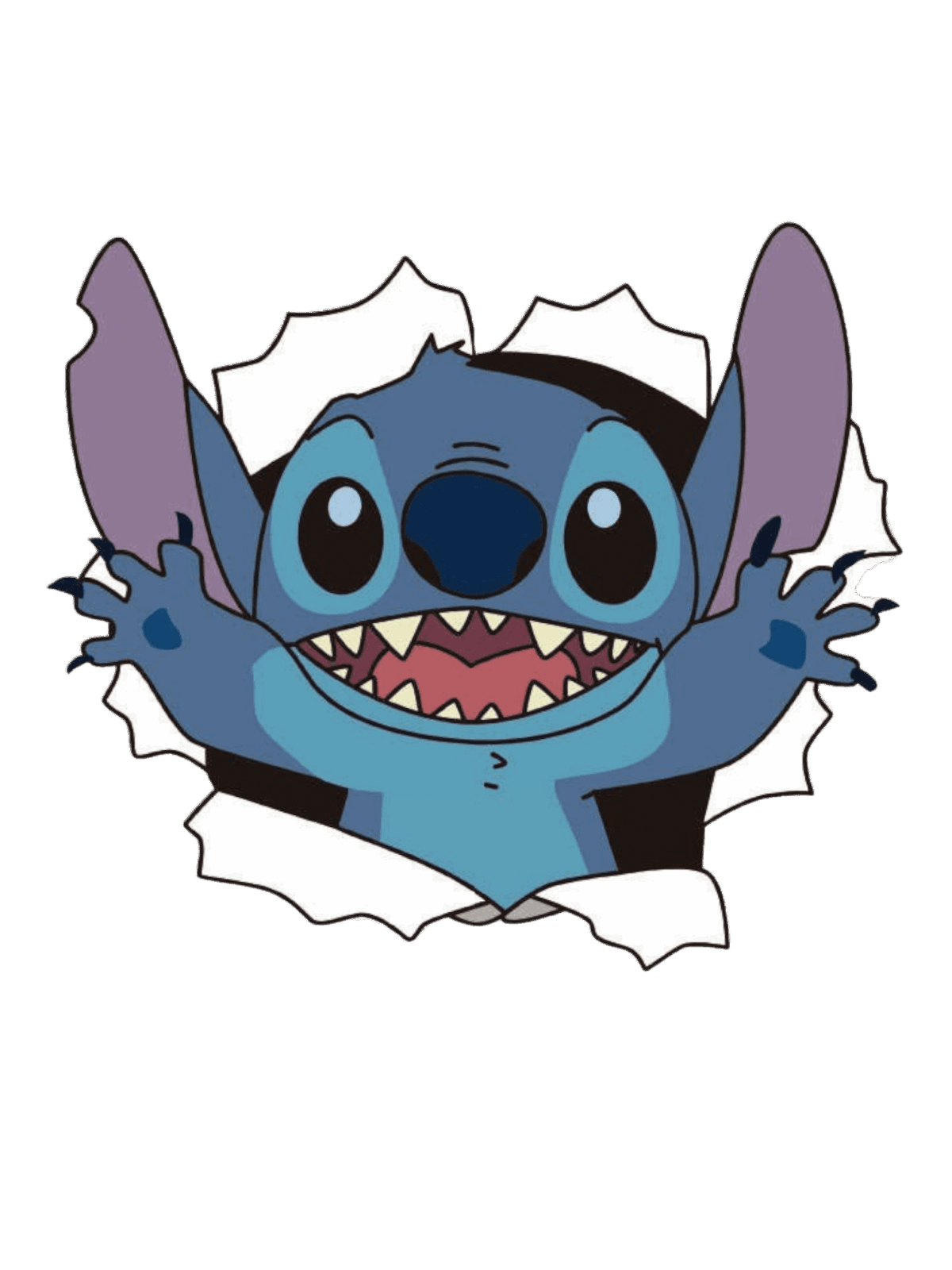 Stitch cartoon heat transfers 13