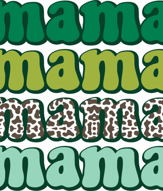 Mama St Patricks Day DTF Transfers