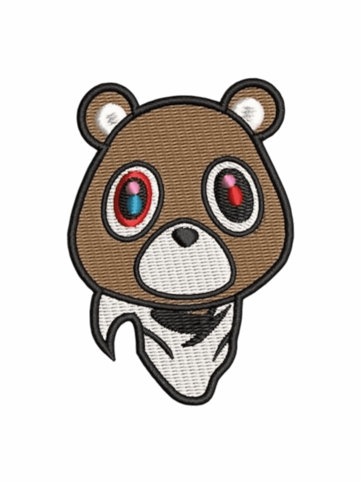 Kanye iron on music patches