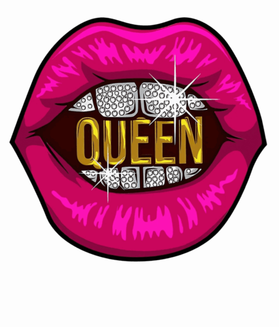 Diamond grill queen iron on heat transfers