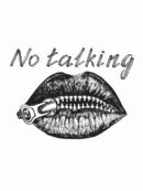 No talking lip iron on heat transfers