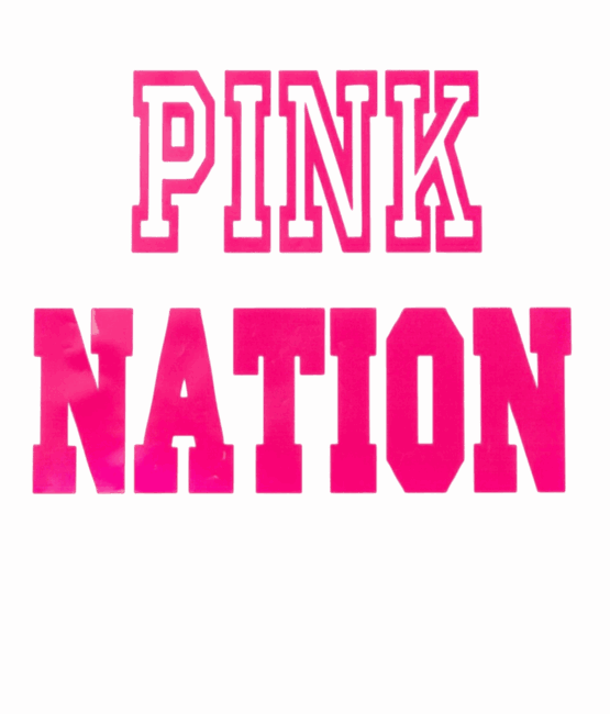 Pink Nation iron on heat transfer