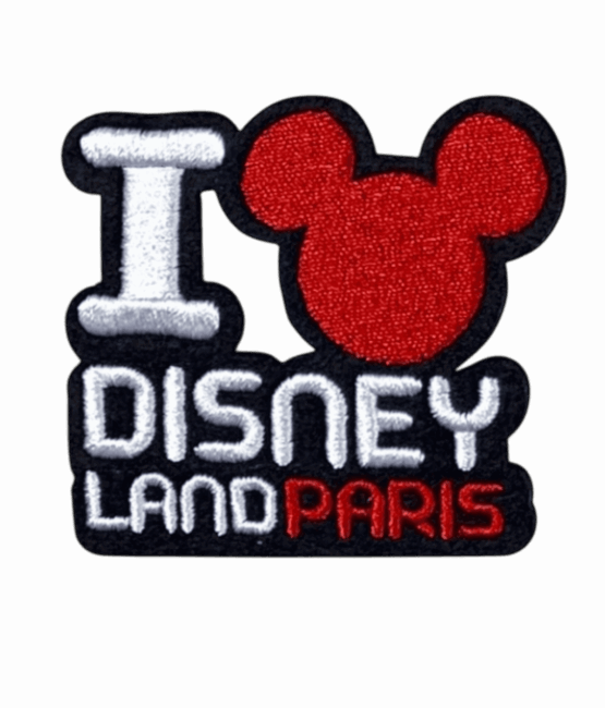 I love Paris iron on embroidery patches