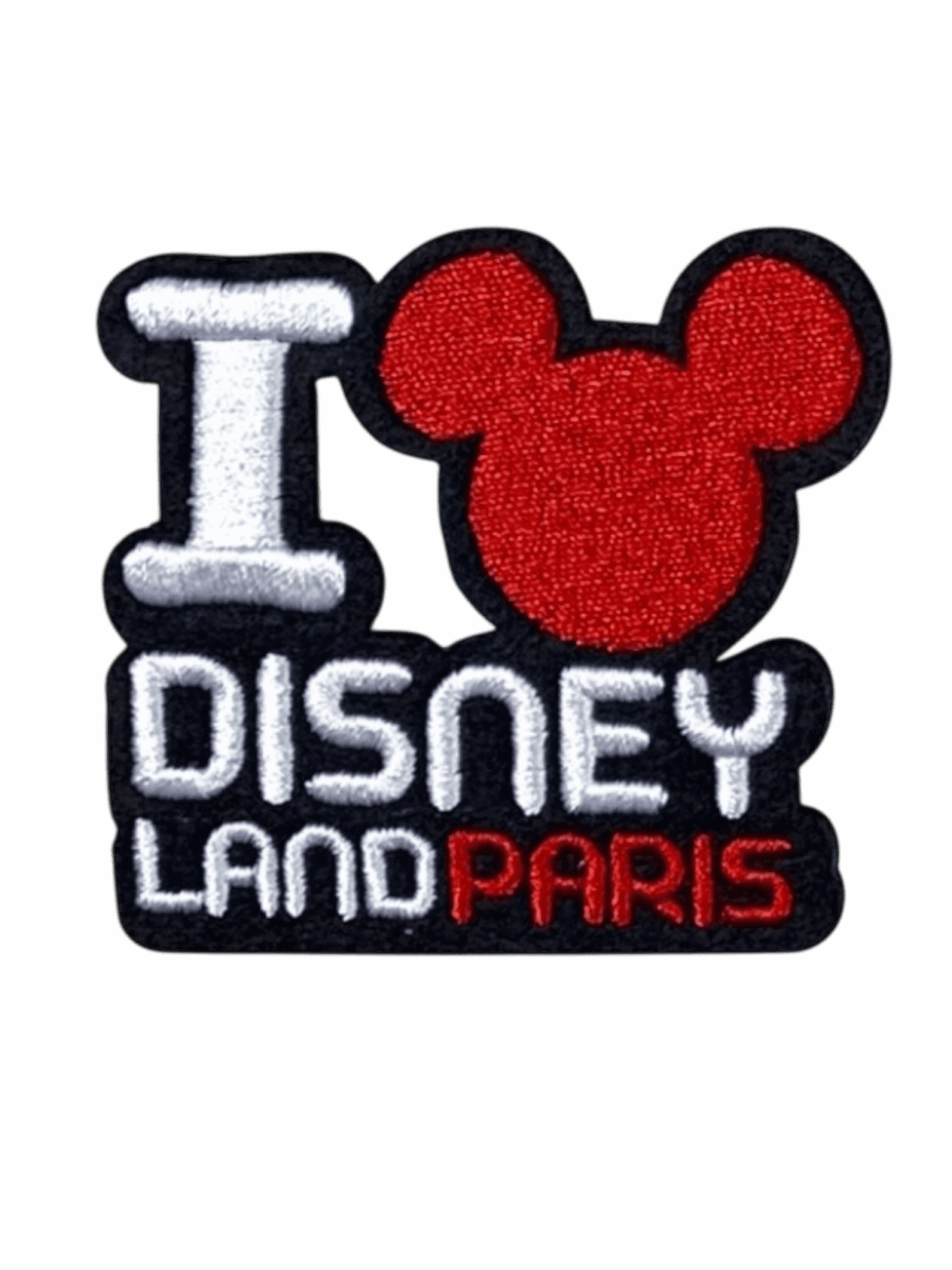 I love Paris iron on embroidery patches