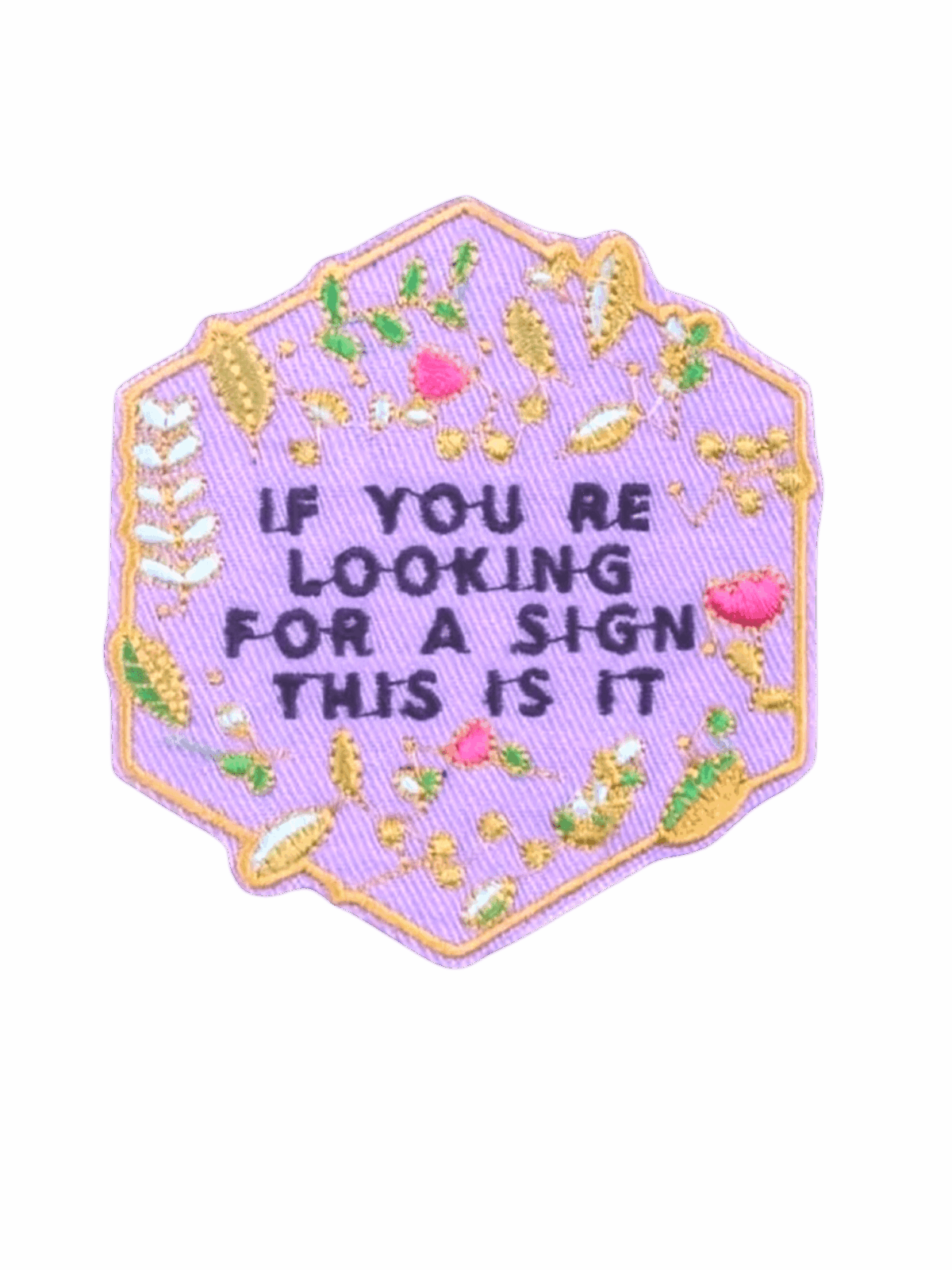 If you looking for a sign iron on embroidery patches