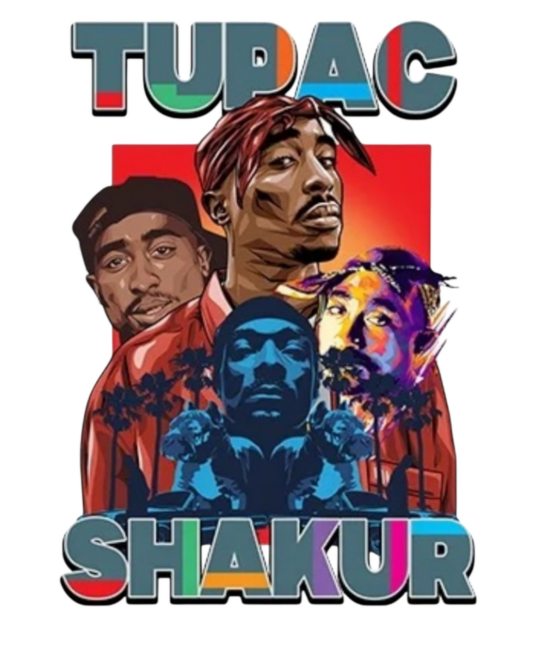 Tupac Hip Hop heat transfers