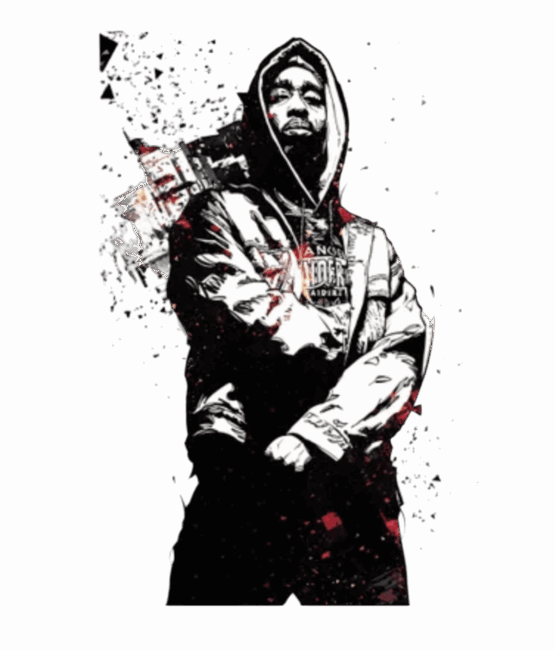 Pac 55 Hip Hop DTF Transfers