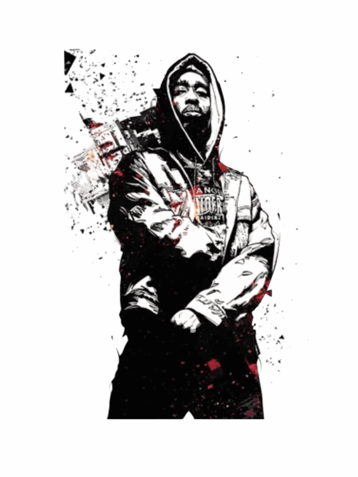 Pac 55 Hip Hop DTF Transfers