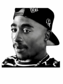 Tupac shakur iron on heat transfers