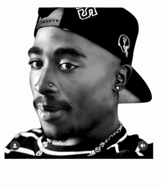 Tupac shakur iron on heat transfers