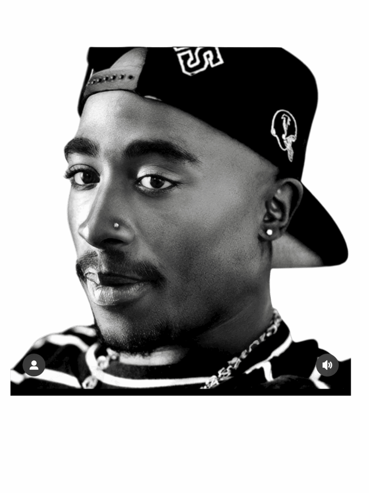 Tupac shakur iron on heat transfers