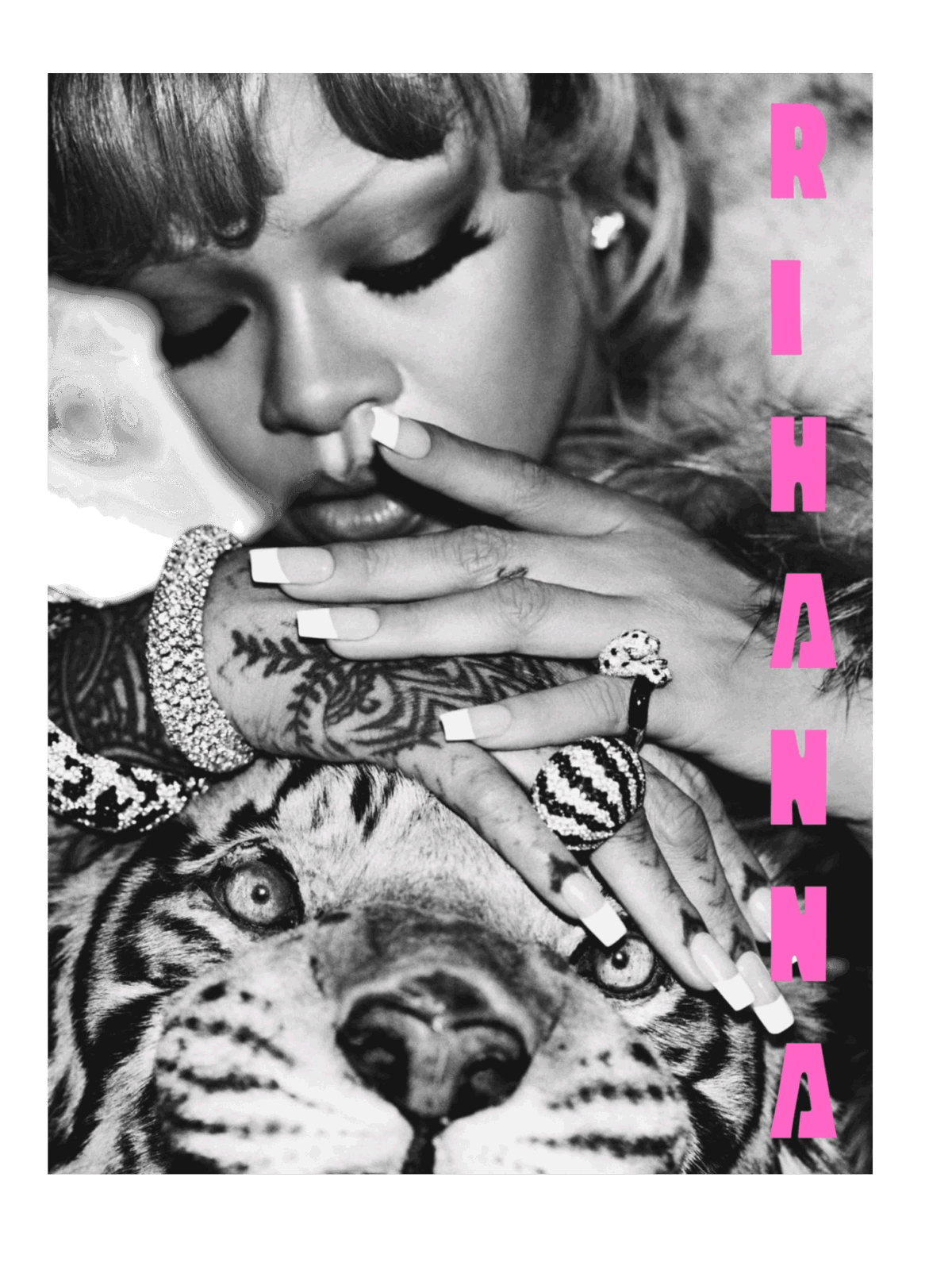 Rihanna heat transfers 26