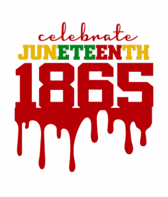 Celebrate Juneteenth iron on heat transfers