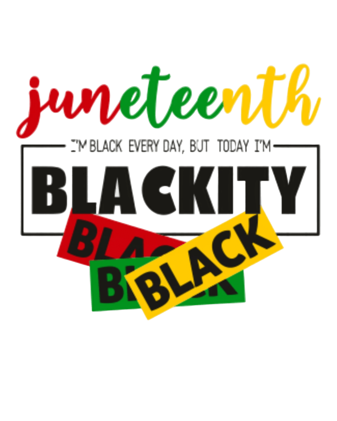 Blackity black iron on heat transfers