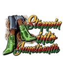 Green heels Juneteenth iron on heat transfers