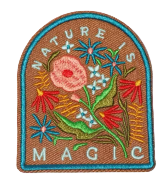iron on nature patches
