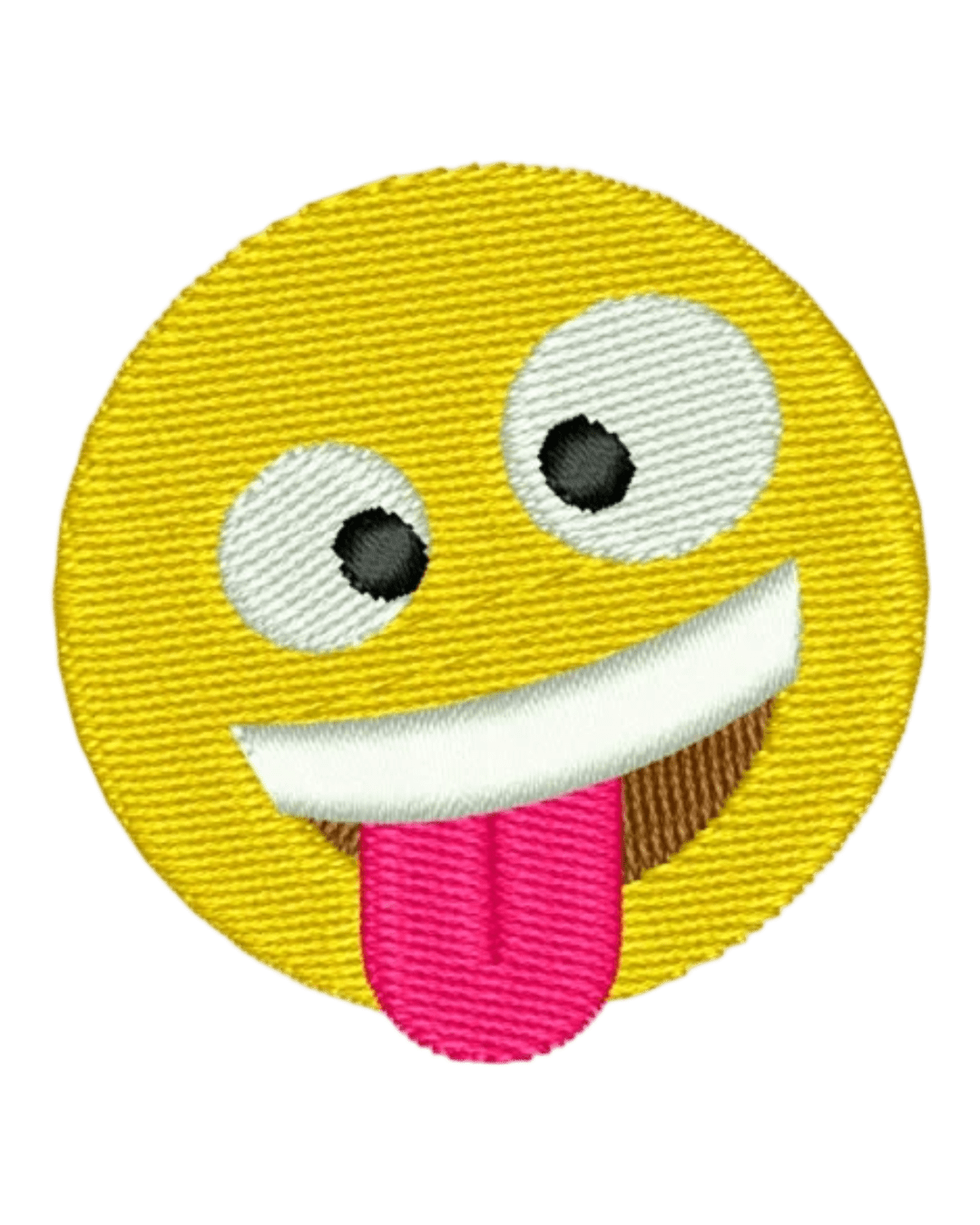 Iron on emoji patch