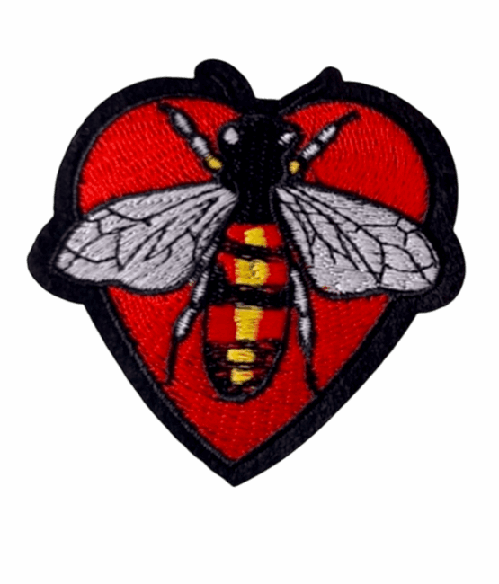Bottle fashion iron on patches