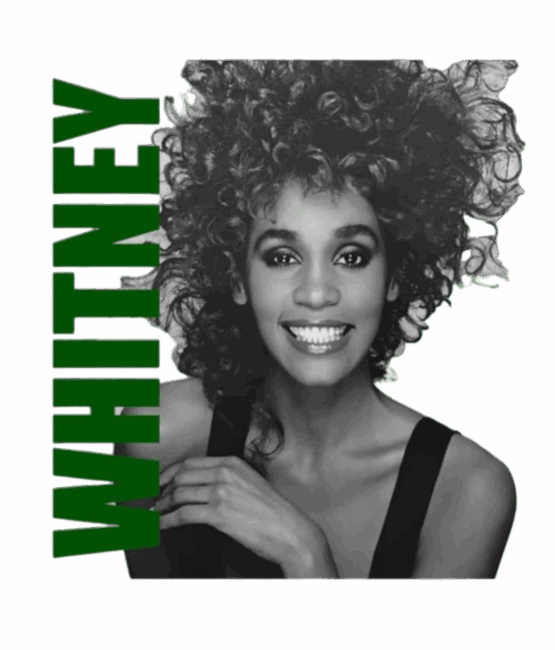 Whitney Houston t shirt heat transfers