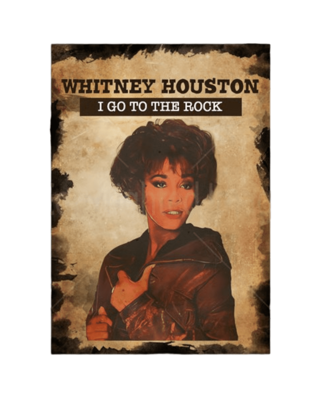 Whitney Houston t shirt heat transfers
