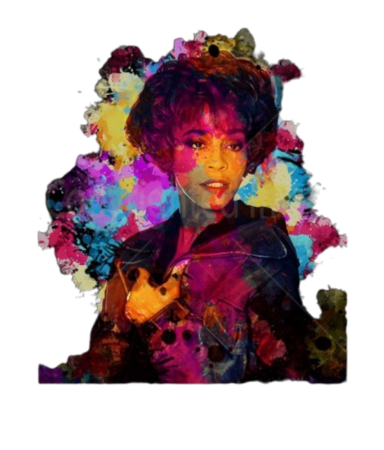Whitney Houston t shirt heat transfers