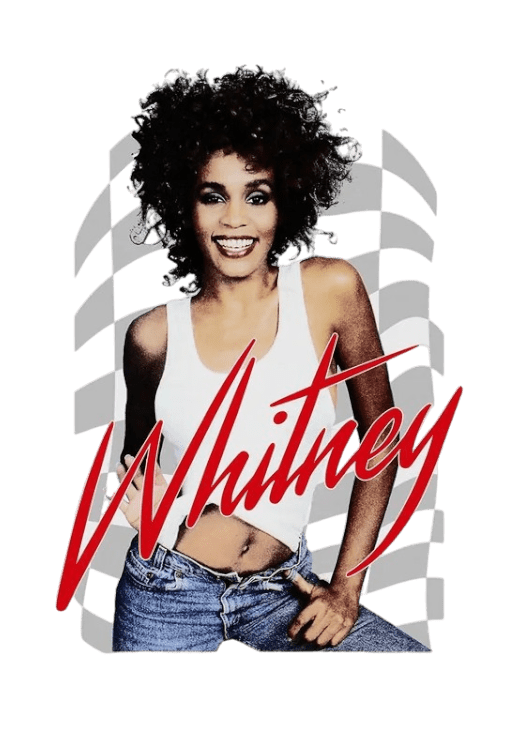 Whitney Houston t shirt heat transfers 39
