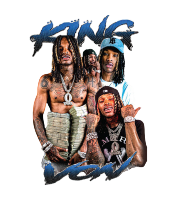 Money king von heat transfers ready press DTF