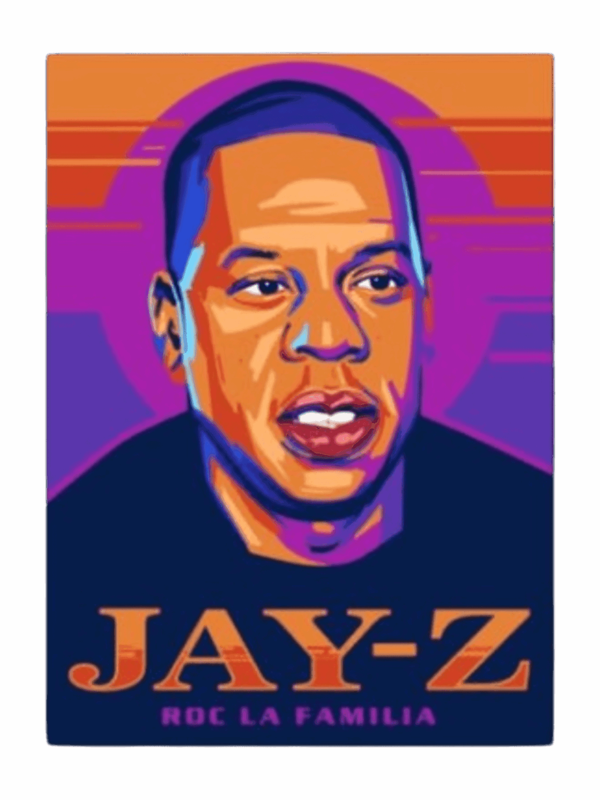 Jay-z Hip hop DTF iron on heat transfers