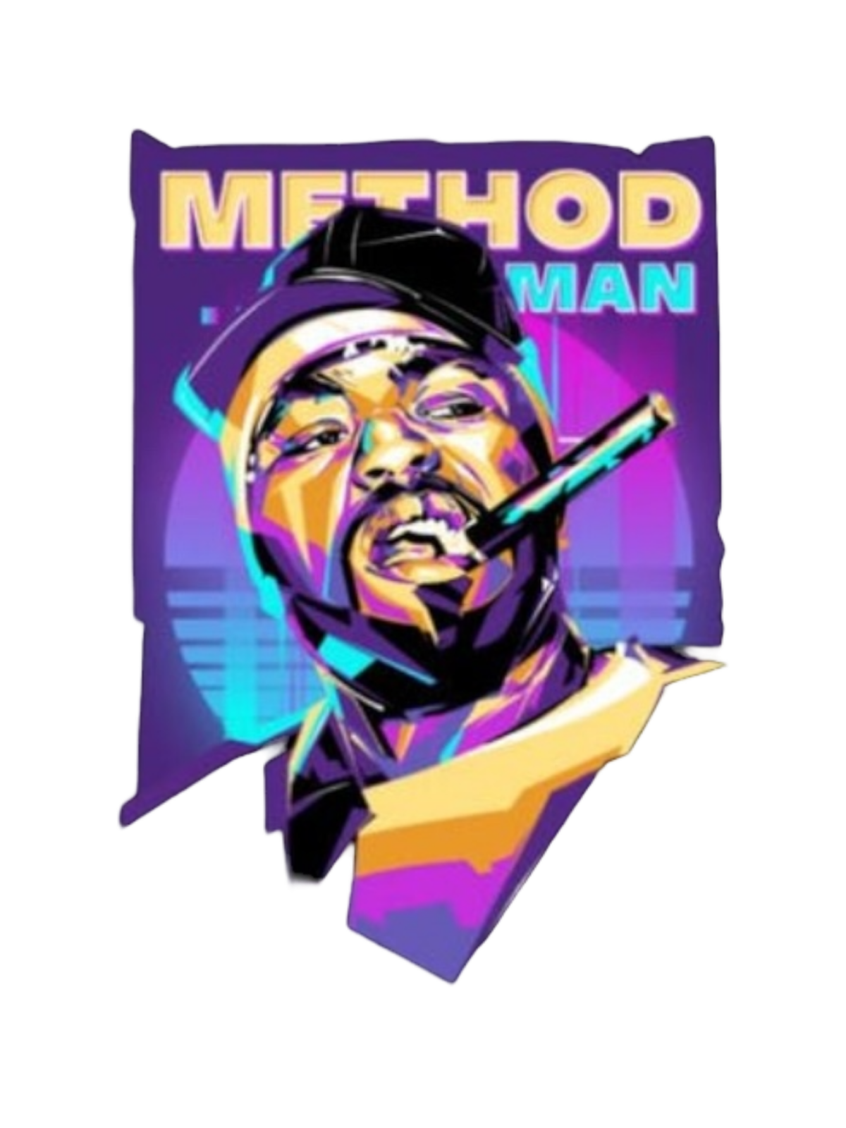 Method man Hip hop DTF iron on heat transfers