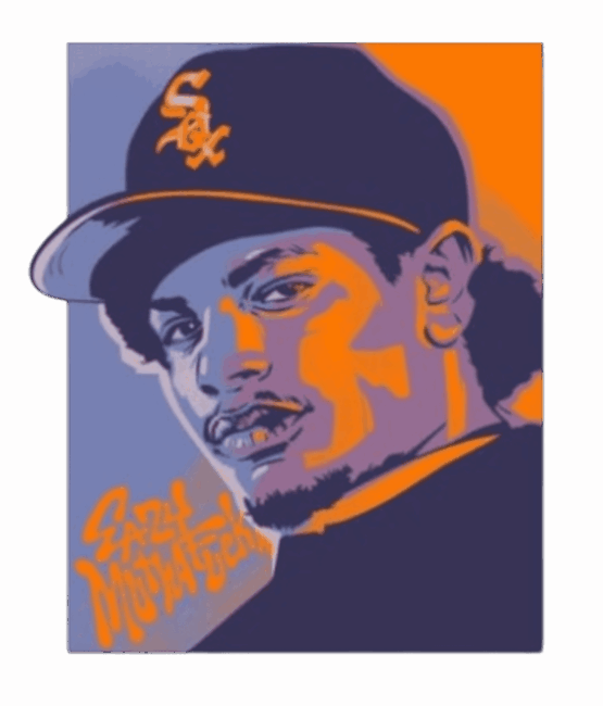 Eazy E artwork hip hop heat transfers