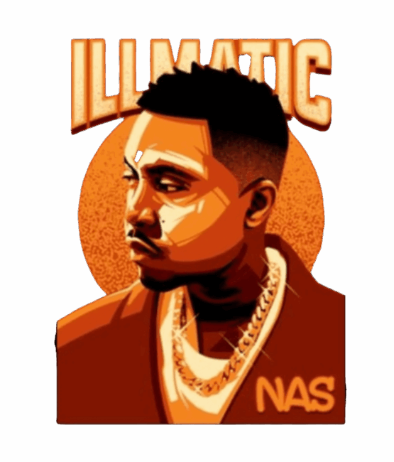 Illmatic Nas artwork iron on heat transfers