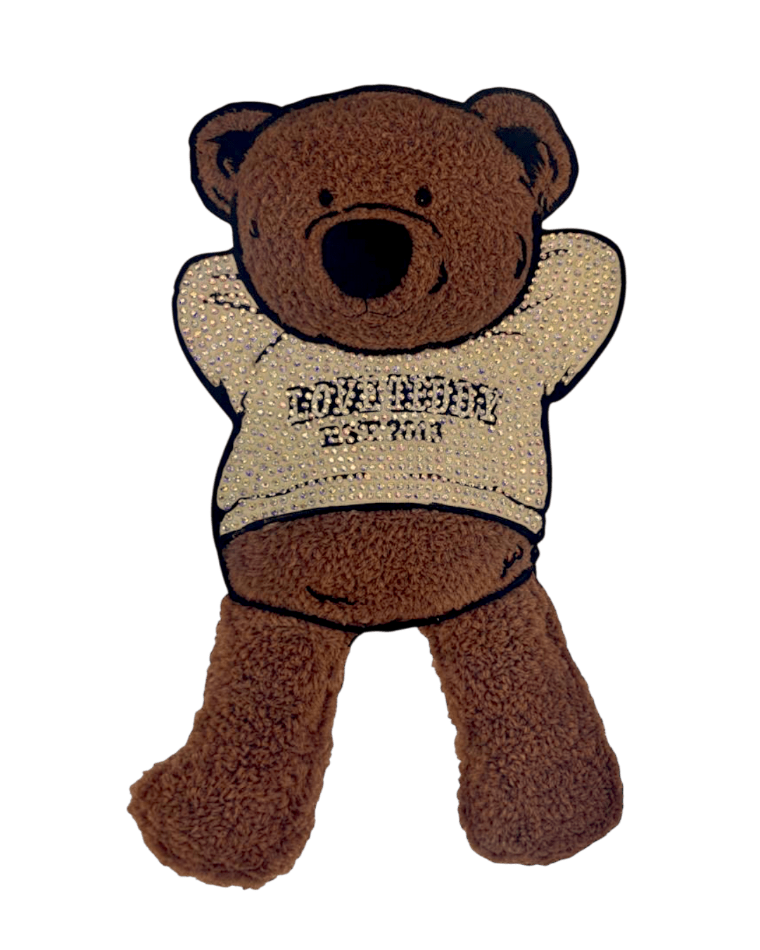 Fashion blue bear heat transfers